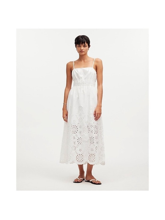 Madewell Dresses & Skirts - Madewell Dress 6 Embroidered White